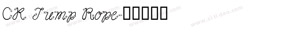 CK Jump Rope字体转换